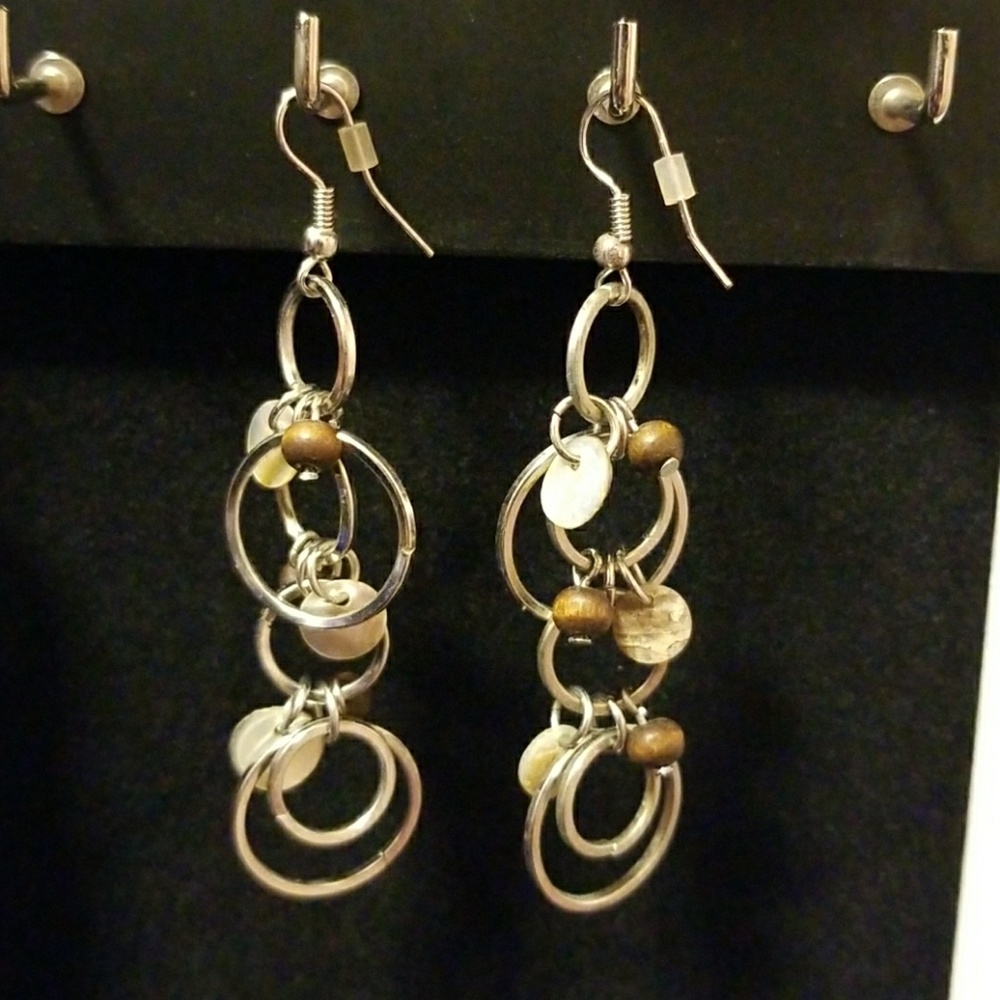 BOGO Beaded shell earrings